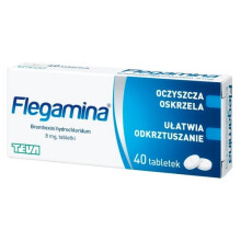 Flegamina, 8mg, 40 tablets Sore Throat Cold & Flu
