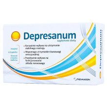 Depresanum 60 tablets Anti Stress Calming Herbal Tabs Stres Spokojny Sen Nerwica UK