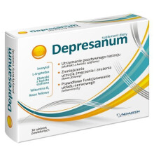 Depresanum 30 tablets Anti Stress Calming Herbal Tabs Stres Spokojny Sen Nerwica UK