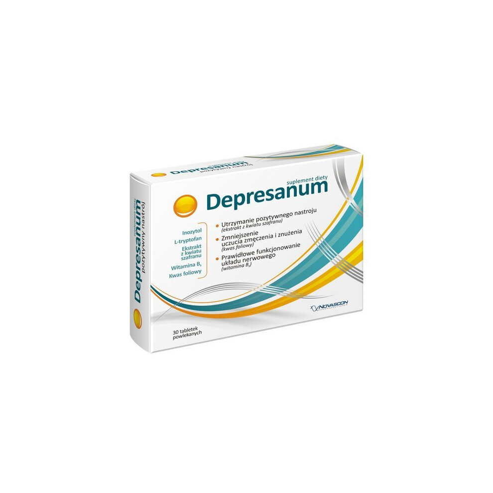 Depresanum 30 tablets Anti Stress Calming Herbal Tabs Stres Spokojny Sen Nerwica UK