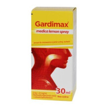 Gardimax Medica, lemon spray, 30ml Sore Throat Cold & Flu