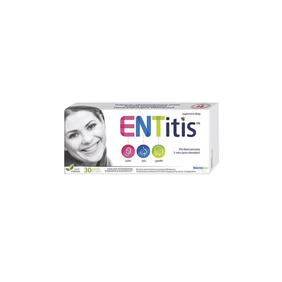 ENTitis lozenges over 3 years old mint flavor 30 lozenges