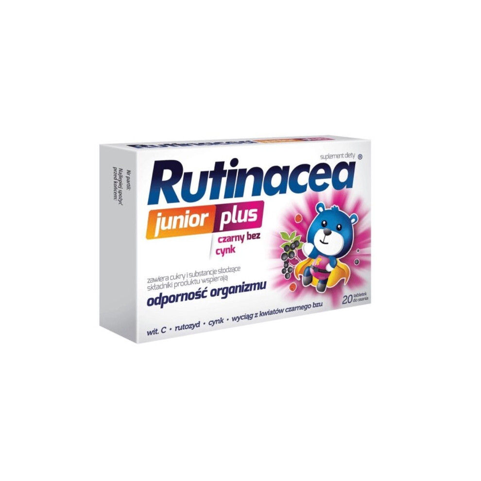 Rutinacea Junior, 20 lozenges Boost immune system