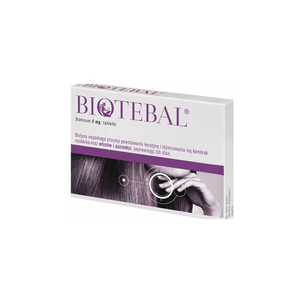 Biotebal 60 Tablets Hair Nail Repair Biotyna