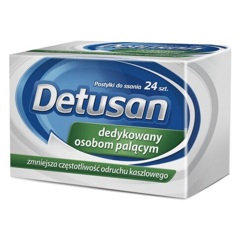 Detusan, 24 lozenges Sore Throat Cold & Flu