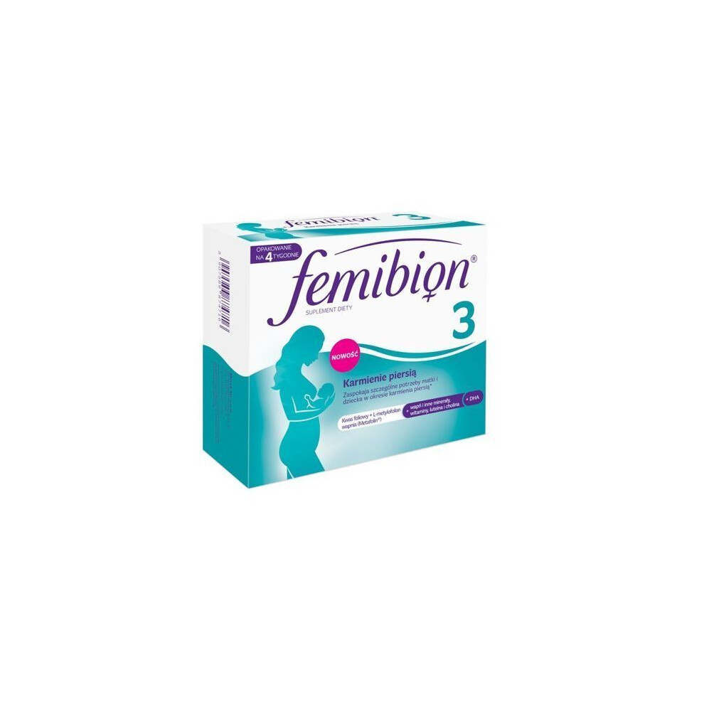 Merck Femibion 3 Breastfeeding + Dha, 28 Tablets + 28 Caps Preganancy