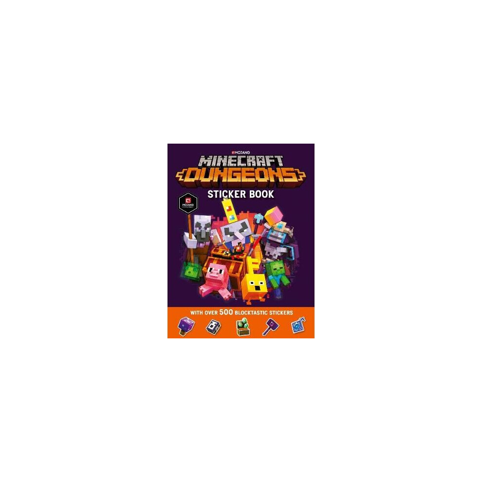 Minecraft Dungeons Sticker Book