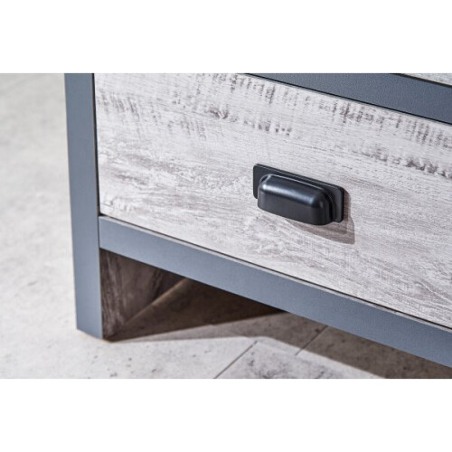 Boston Urban Design 2 Drawer Coffee Table in Grey 2