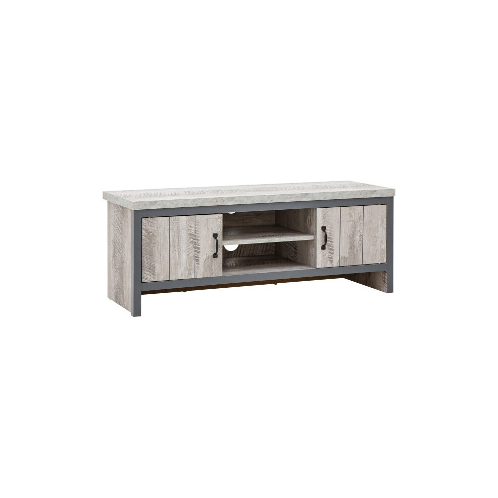 Boston Urban Design Living Room Furniture - 2 Door Grey TV Unit-image-OPC-P6YJYCY-NEW