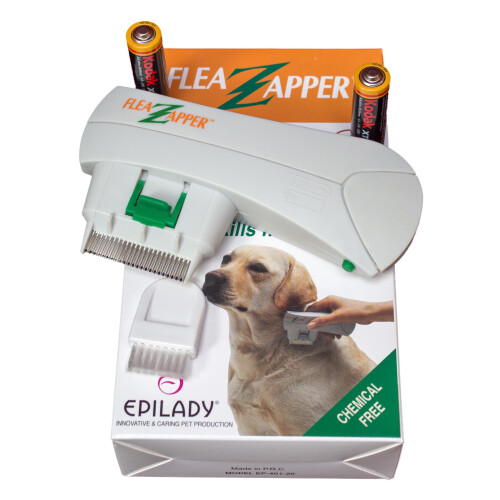 Electronic Electric Flea Zapper Comb Epilady Safe Cat Dog Kills Fleas 2
