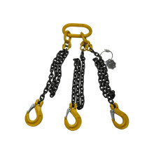 (4.25T @ 0-45° / 3T @ 45-60°, 2 Metre) G80 Lifting Chain Slings 3 Leg