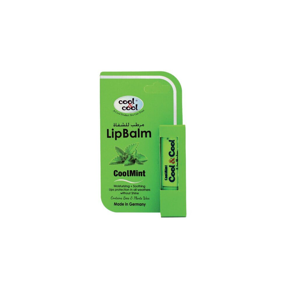 Cool & Cool Lip Balm - Cool Mint | Hydrating & Soothing Formula For Soft, Moisturized Lips, Refreshing Mint Flavor