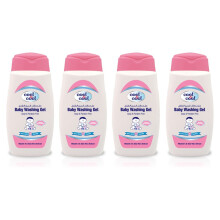 Cool & Cool Baby Washing Gel 250mL (Pack of 4) | Gentle, Tear-Free Baby Wash | Hypoallergenic, Moisturizing, Alcohol-Free Formula for Sensitive Skin