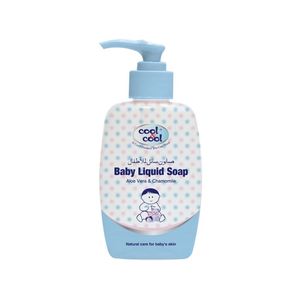 Baby Liquid Soap - Aloe Vera & Chamomile 250Ml | Gentle, Hypoallergenic Formula For Sensitive Skin, Moisturizing & Soothing Care Cool & Cool