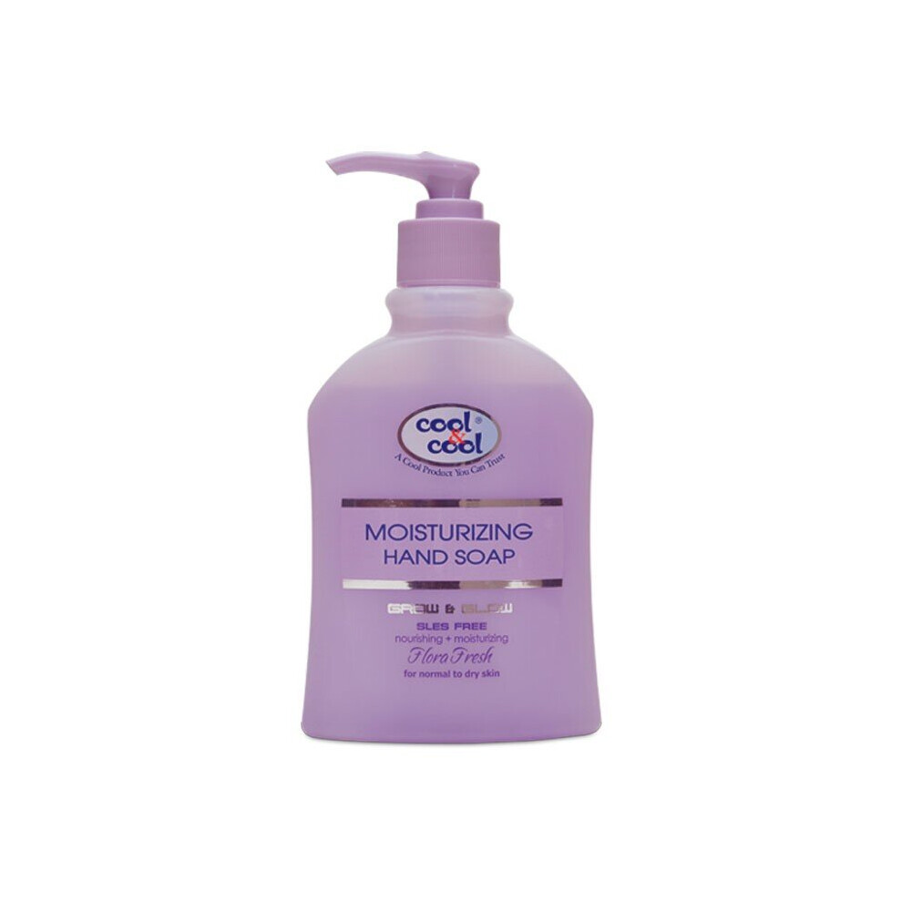 Cool & Cool Moisturizing Hand Soap - Flora Fresh Scent 250Ml | Hydrating, Gentle, Nourishing Soap For Dry Skin | Soft & Refreshing Hand Wash