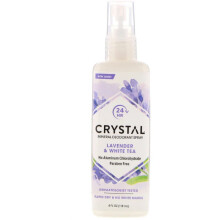 CRYSTAL, Mineralangereichertes Deodorant Spray, Lavendel & Weißer Tee, 4 fl oz (118 ml)