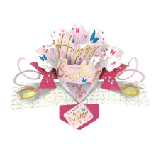 Wonderful Mum Happy Birthday Pop-Up Greeting Card Second Nature Pop Up Cards