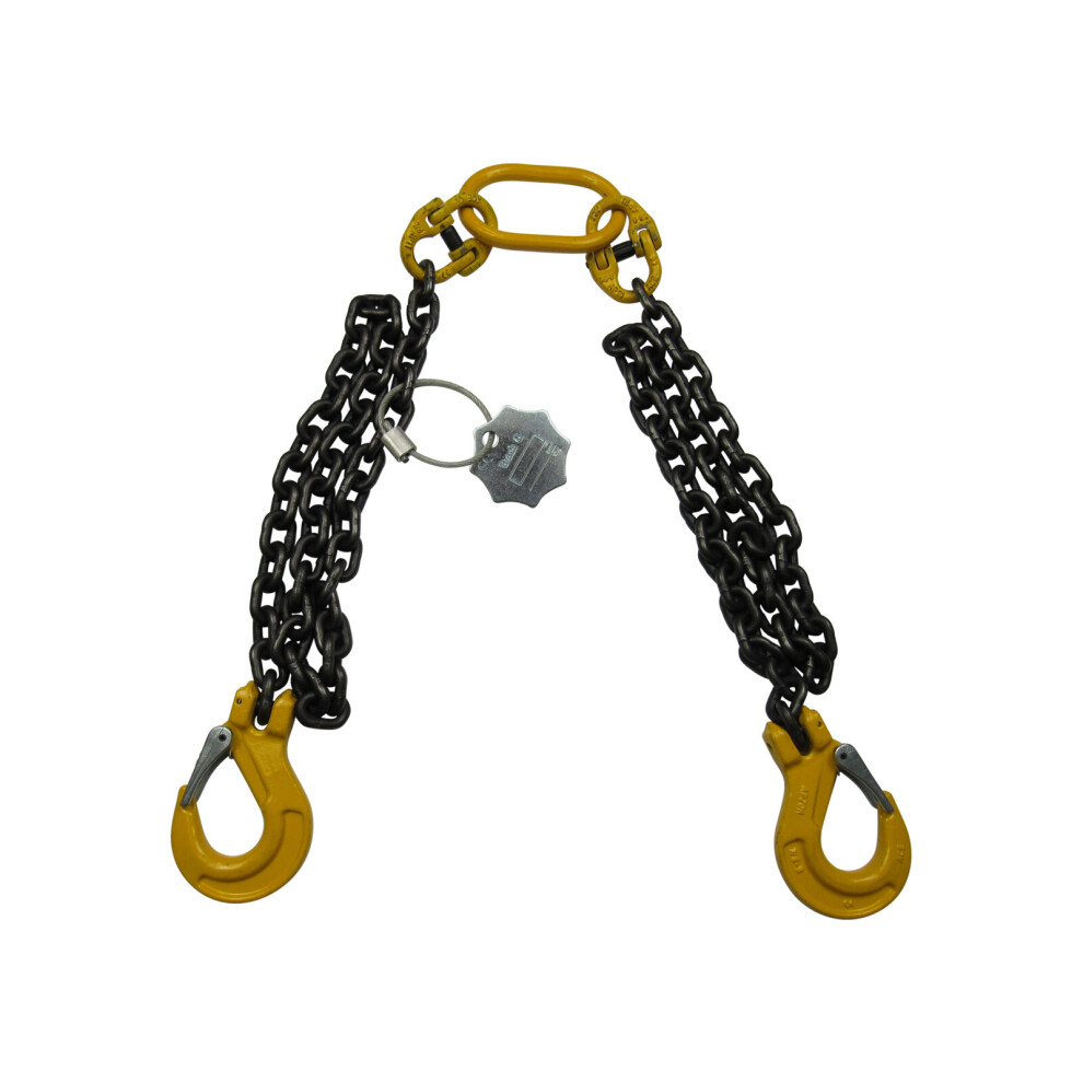 ( 4.25T @ 0-45Â° / 3.15T @ 45-60Â°, 3 Metre) G80 Lifting Chain Slings 2 Legs 600988534339