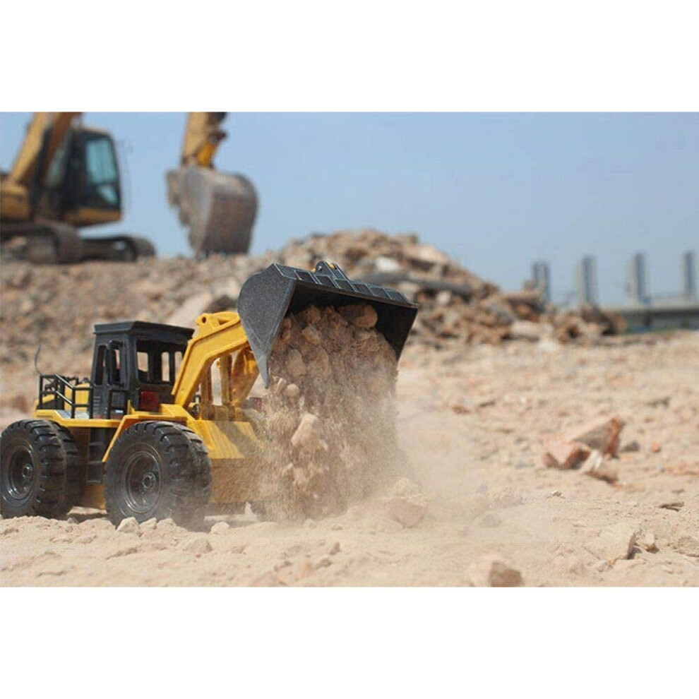 Bulldozer RC Mostop 1/16 - Jouet Télécommandé 9 Canaux Avec Chargeur Et Ripper