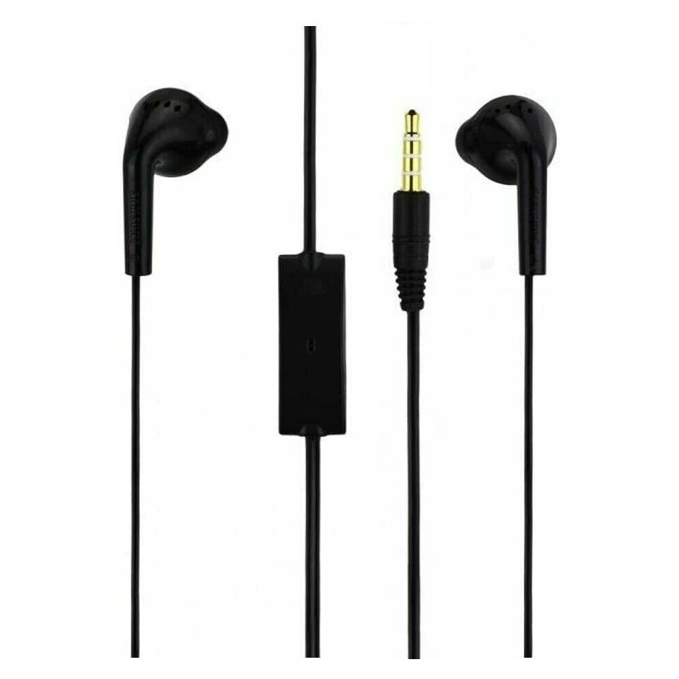 Samsung (Black) Headphones Earphones Earbud With Mic Ehs61asfbe Black