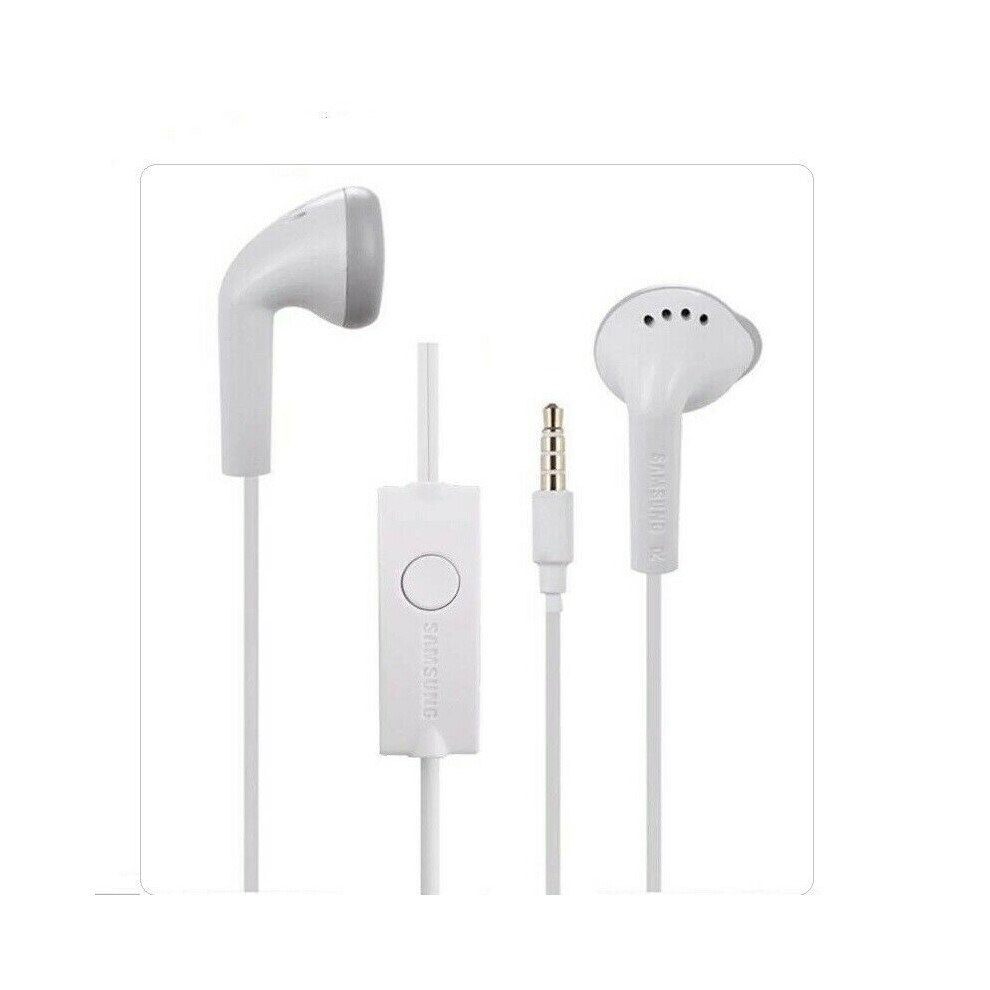 Samsung (White) Headphones Earphones Earbud With Mic Ehs61asfbe White