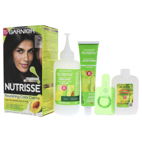 Garnier Garnier Nutrisse Haarfarbe, 30 Dunkelbraun 1 Stk 2