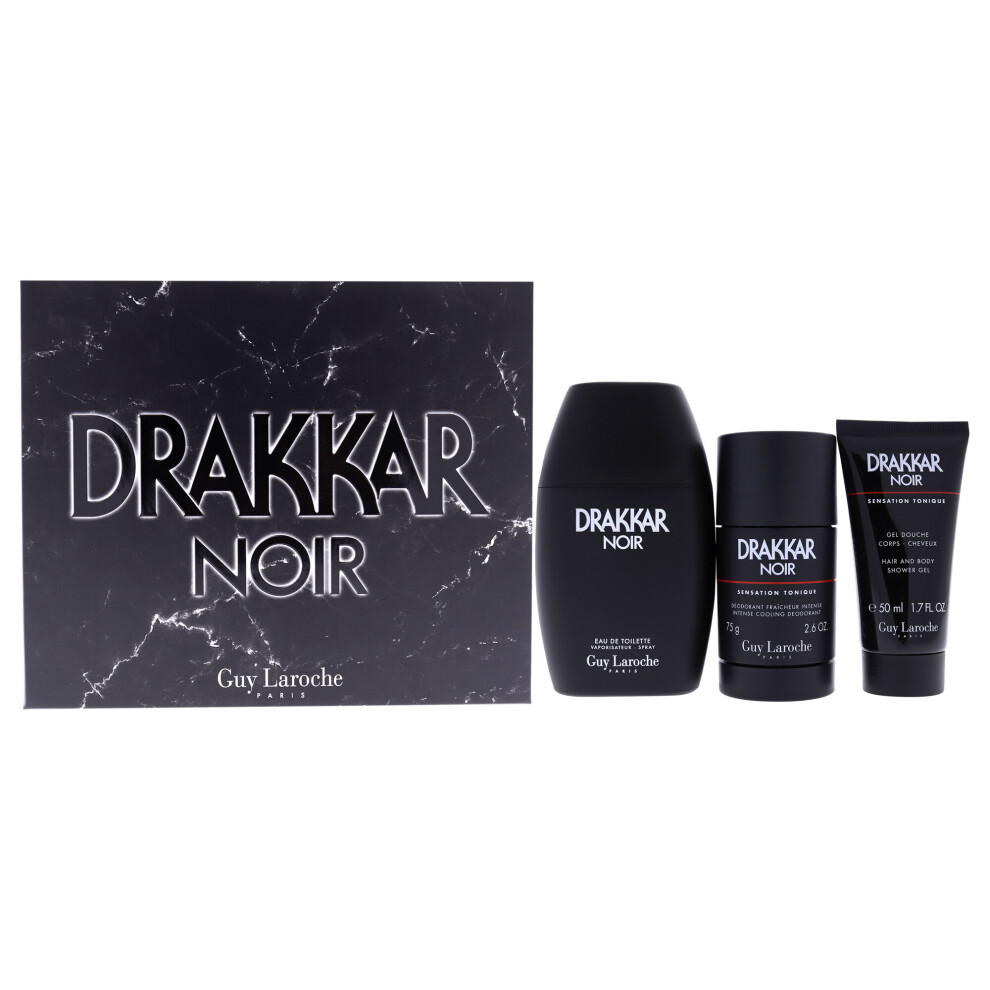 Guy Laroche Drakkar Noir - 3 Pc Gift Set