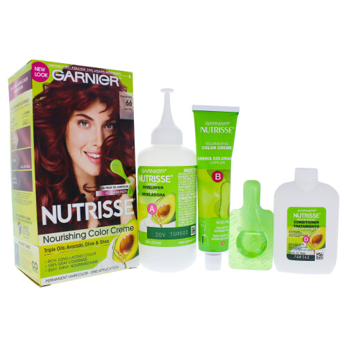 Garnier Garnier Nutrisse Farbcreme, True Red [66] 1 Stk 2