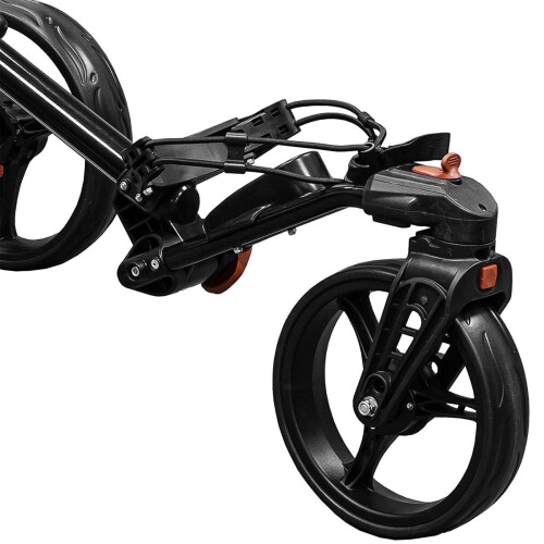 Easyglide Compact+ 360 3 Wheel Push Golf Trolley Black 2
