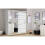 (White, 203cm) Lyon Modern Bedroom Sliding Door Wardrobe 1