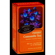 (1 pack) Floradix Organic Chamomile Herbal Tea - 15 Teabags, 1.7g Each