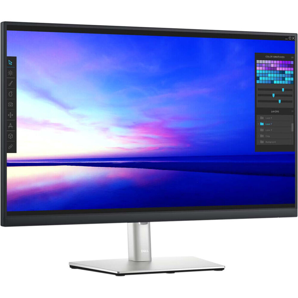 Dell Black P2721q - Led Monitor - 27" (26.96" Viewable) - 3840 X 2160 4K @ 60 Hz - Ips - 350 Cd/M - 1000:1 - 5 Ms - Hdmi, Dis