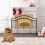 Costway Fireplace Screen Guard Freestanding Spark Fire Guard Mesh Protector 4