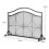 Costway Fireplace Screen Guard Freestanding Spark Fire Guard Mesh Protector 7