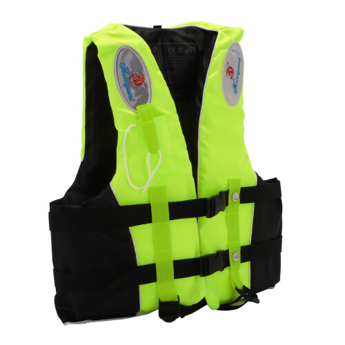 Chaleco salvavidas acuÃ¡tico talla L (verde fluorescente)