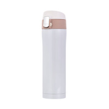 (White) 500ml Water Bottle Vacuum Insulated Flask Thermal Sports Vacuum Cups
