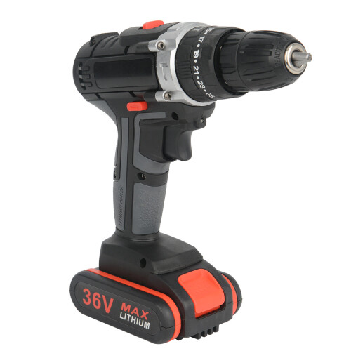 36V 2Speed Cordless Combi impact Electric Drill Screwdriver New