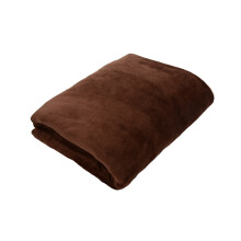 (Brown) 180x200CM Fleece Blanket Large Sofa Throw Soft Warm Faux Fur Mink