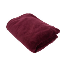 (Dark red) 180x200CM Fleece Blanket Large Sofa Throw Soft Warm Faux Fur Mink