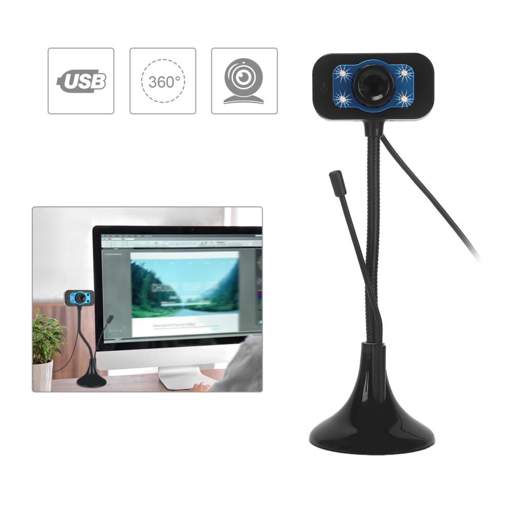 12Mp Autofocus Webcam Camera W/Microphone For Laptop Desktop Computer 701160668429