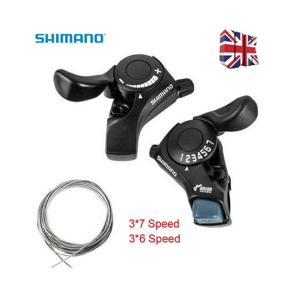 (Left 3 and Right 7 Speed) Shimano SL-TX30 Shifters 18/21 Speed Levers Set UK