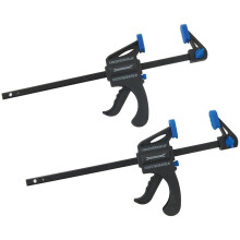 Silverline 250115 Mini Clamps 150 mm - Pack of 2 - 250115