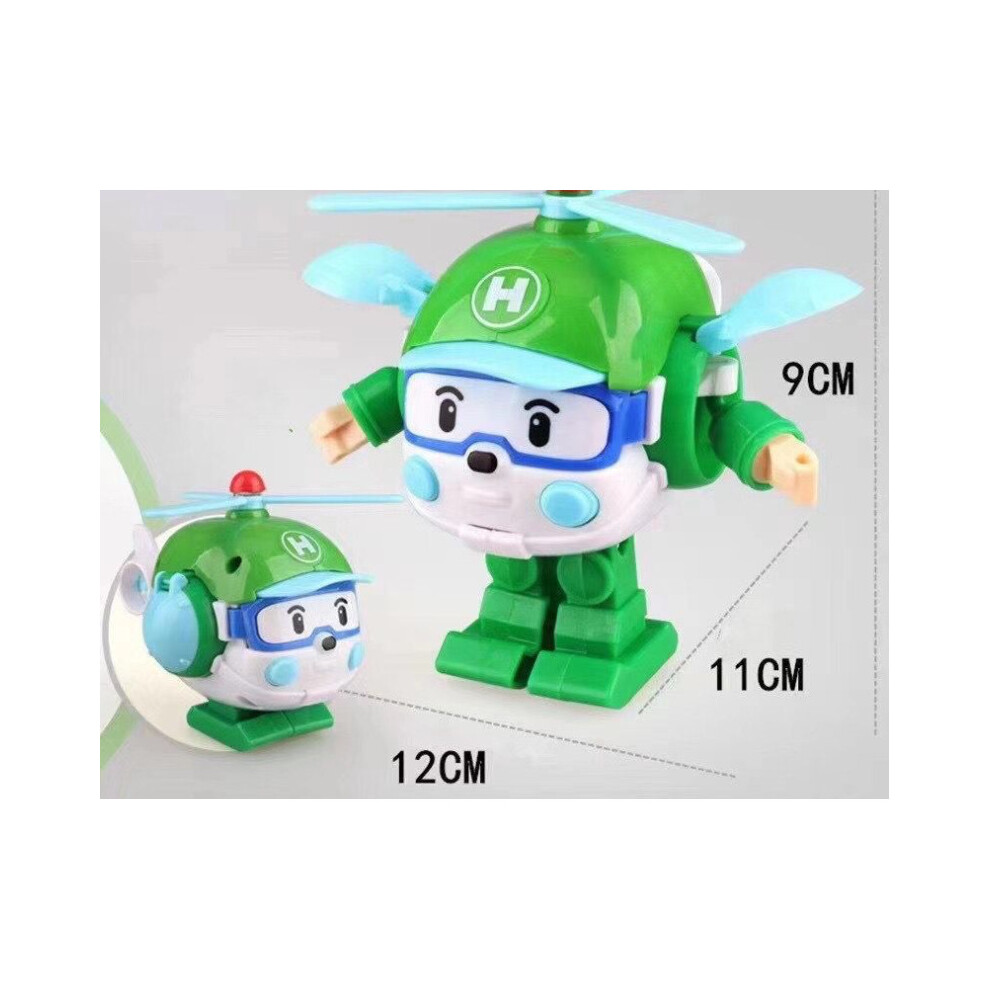 (Helicopter) POLI Police Car Fire Truck Kids's Car Toy Gift Box-image-OPC-P6YPWGZ-NEW