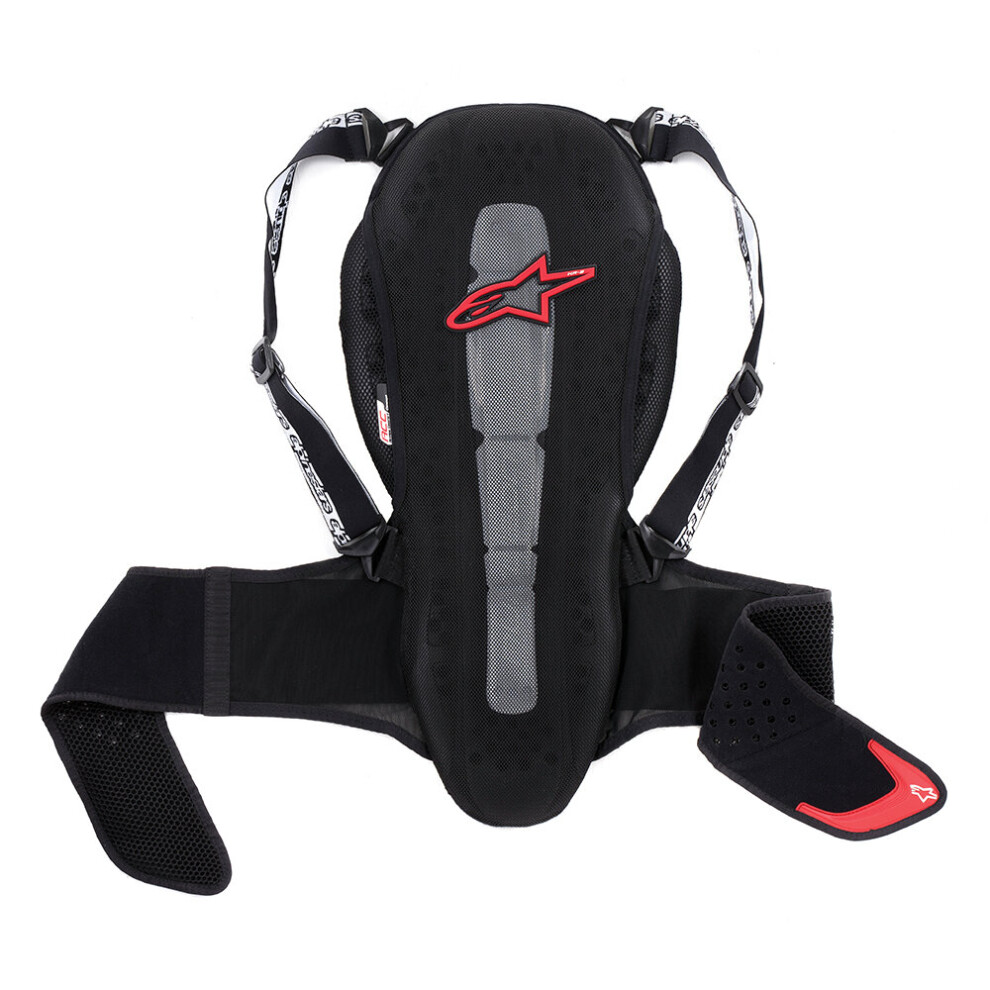 (Xl, /Red) Alpinestars Nucleon Kr-2 Ce Approved Motorcycle Jacket Back Protector Blk/Red Black 8051194721488