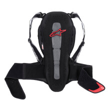 (M, Black/Red) Alpinestars NUCLEON KR-2 CE Approved Motorcycle Jacket Back Protector Blk/Red