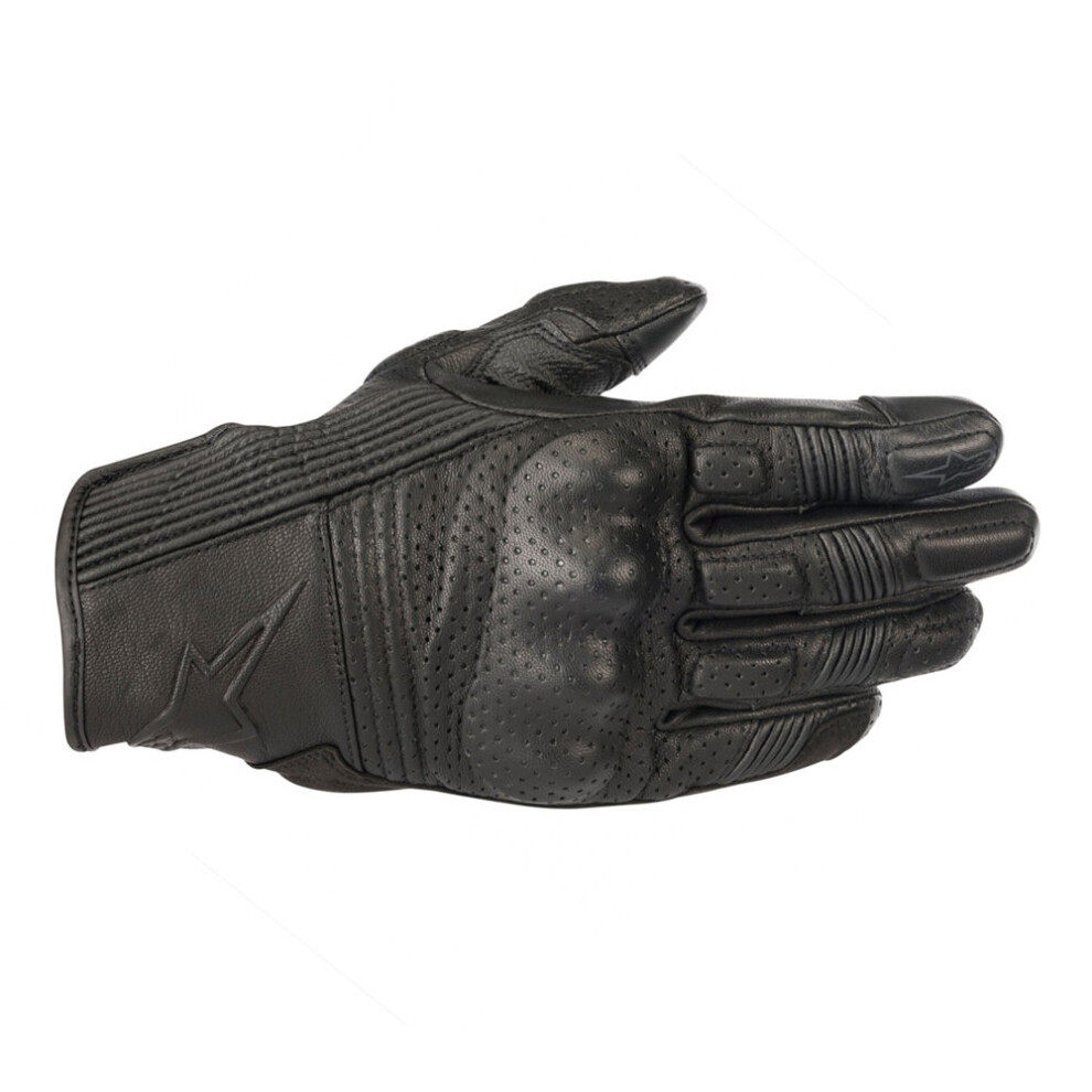 (S, ) Alpinestars Mustang V2 Motorcycle Motorbike Riding Sports Gloves Black 8033637022352