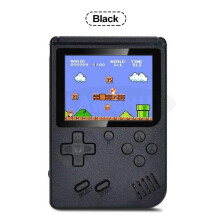 (single-player Black) 3 inch Handheld Game Consoles 400 IN 1 Retro Video Game Console 8 Bit Game Player Handheld Game Players Gamepads for Kids Gift