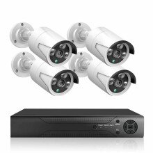 (4 Cameras Kit, 2TB) Smart 4ch 1080P HD CCTV DVR Video Recorder+Cameras