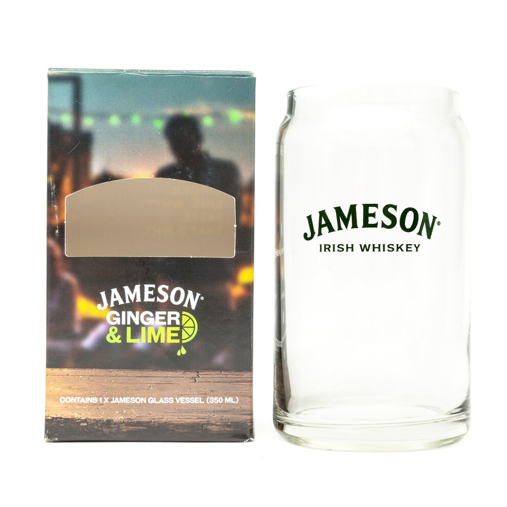 Branded Limited Edition Jameson Irish Whisky Glass Jar 350ml Box Home