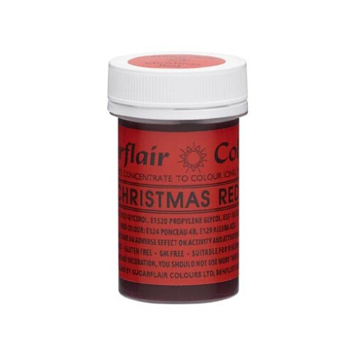 Sugarflair Spectral 25g - Christmas Red
